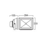 drawing floodlight led fll50 35w