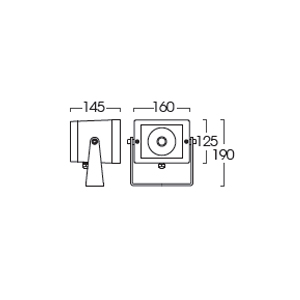 drawing spotlight led fll310-s 20w drawing spotlight led fll310-s 20w